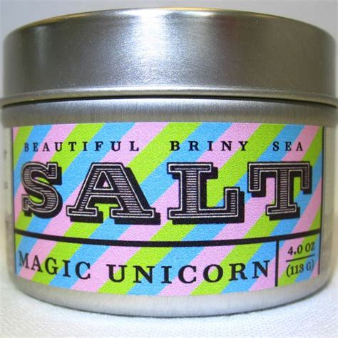 The Magical Transformation of Ordinary Salt into Unicorn Salt